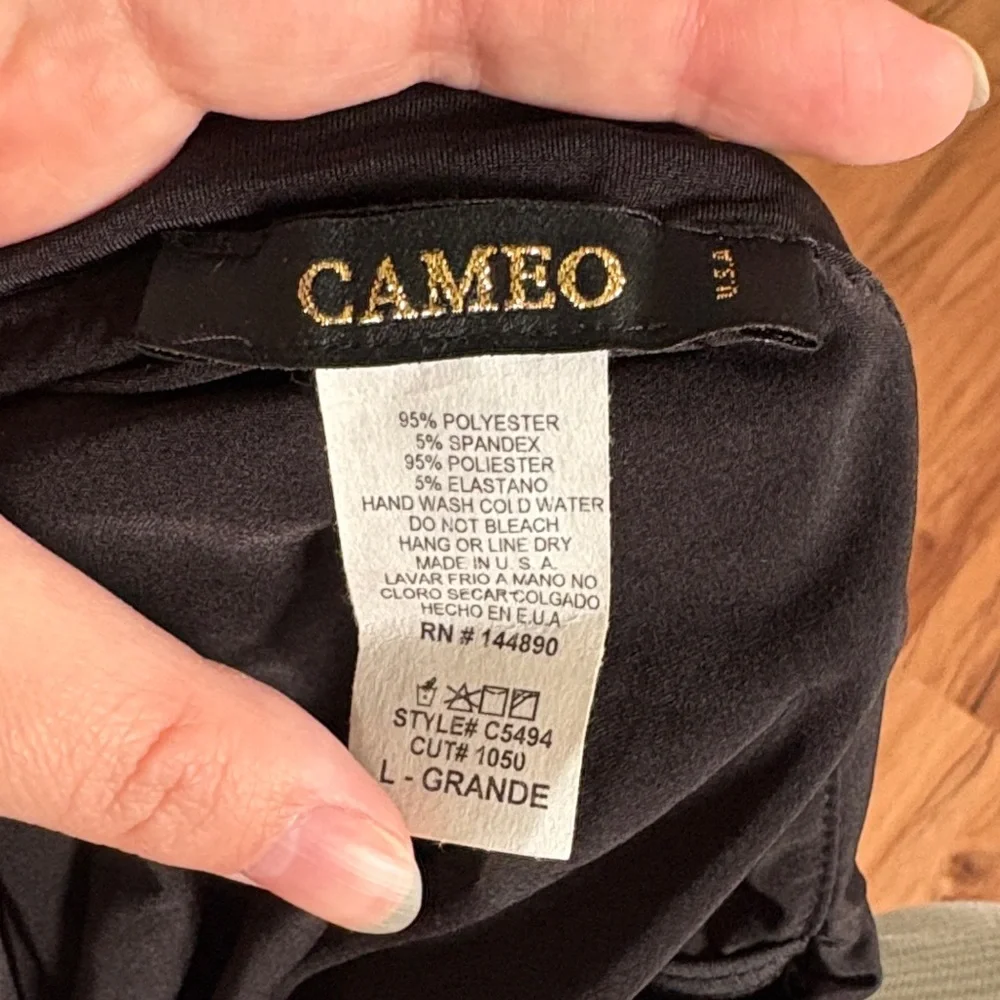 NWT Black Off-Shoulder Dress - Picture 8 of 8